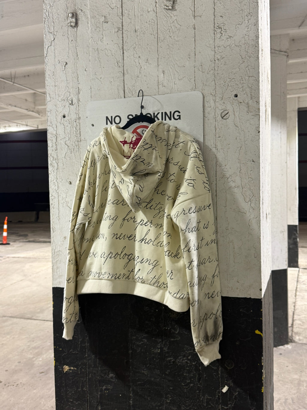 "Old English" Zip Up