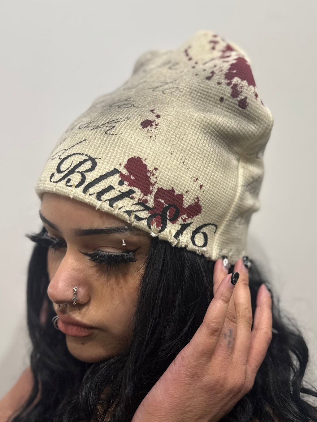 Old English beanie