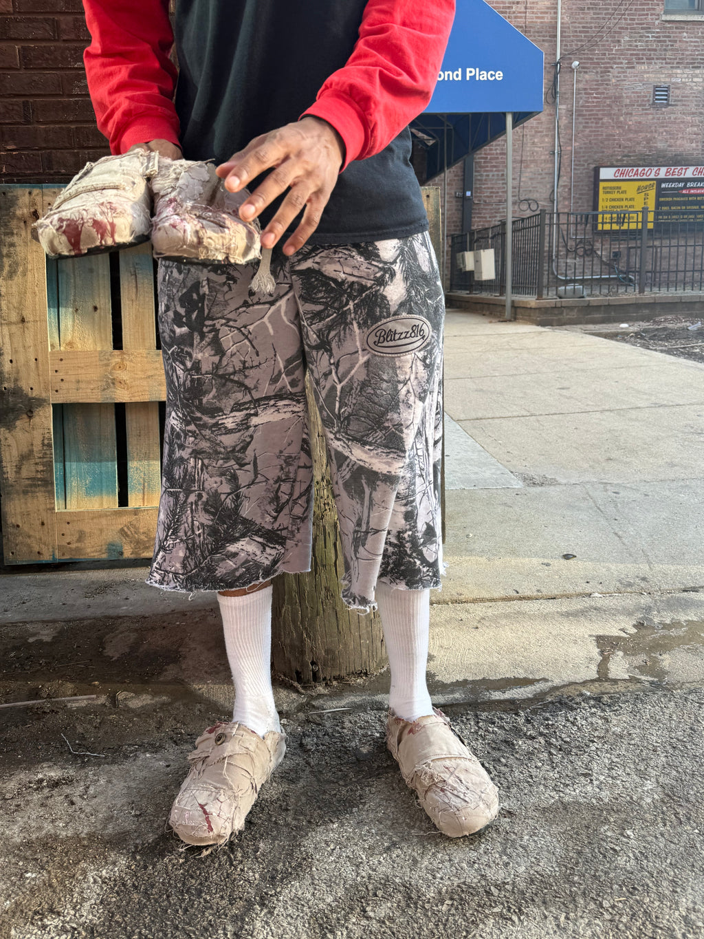 "Splatter" Cargo Clogs